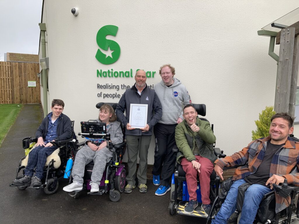 Richard and former students Elliot, Zoe, Ben, Ed and Rich