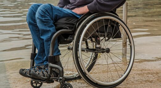 Photo of person in wheelchair