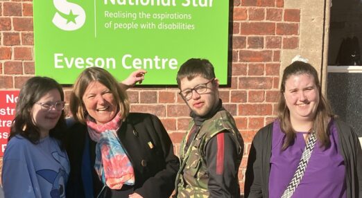 Stacie, Ellie Chowns MP, Oliver and Heather