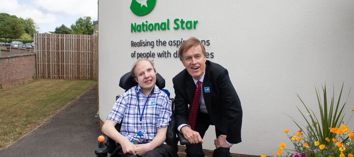 Student Sam and Minister for Social Security and Disability, Sir Stephen Timms MP 2