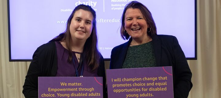 Dr Ellie Chowns and H at the House of Commons